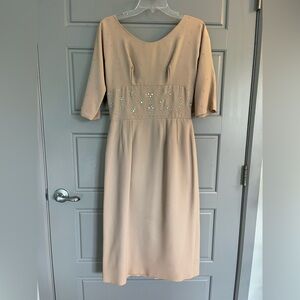 Handmade, Vintage 1950’s Rhinestone Stuffed Cocktail Dress